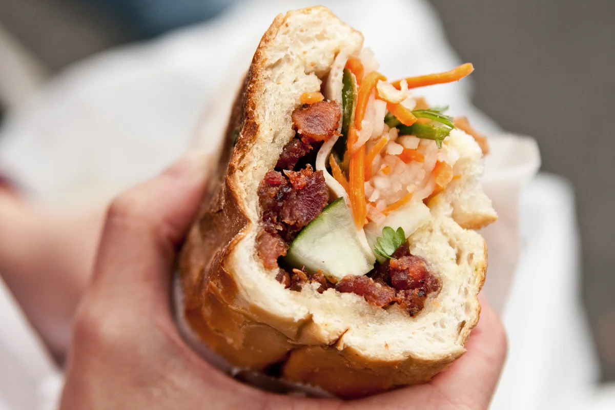 Vietnamese sandwich Banh mi(