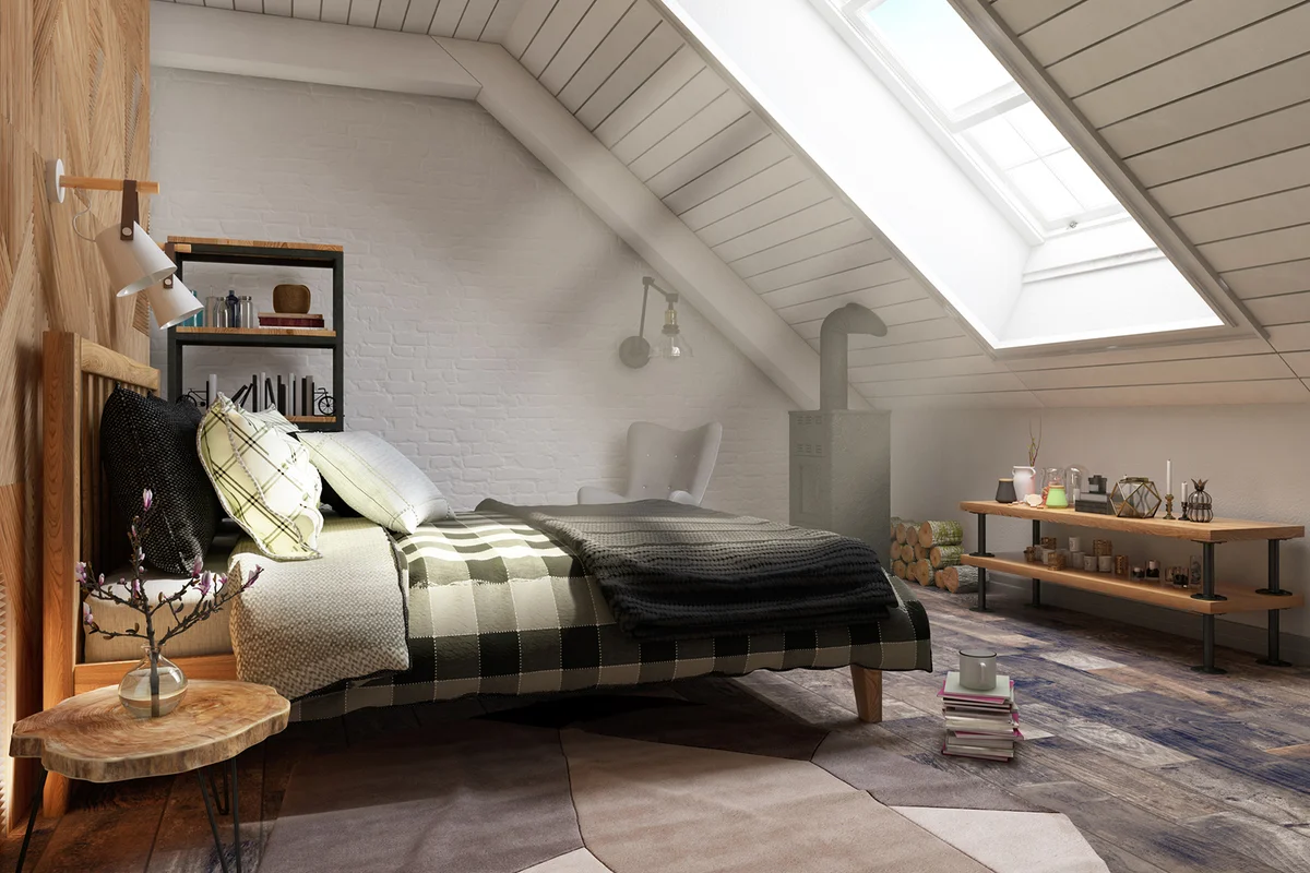 Loft Bedroom with Sunbeam