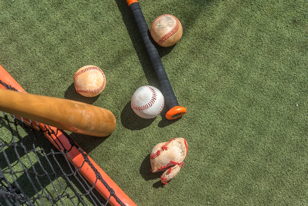 baseball bats & balls