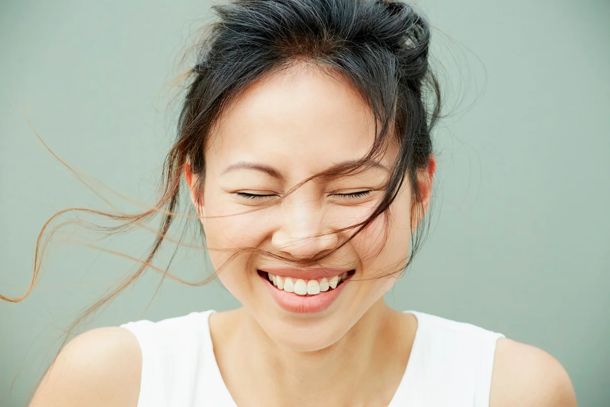 laughing woman