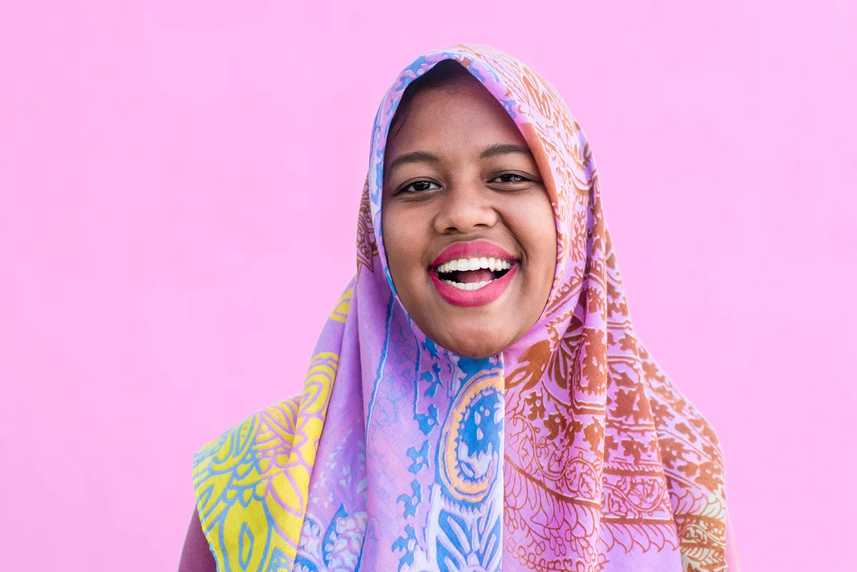 smiling woman