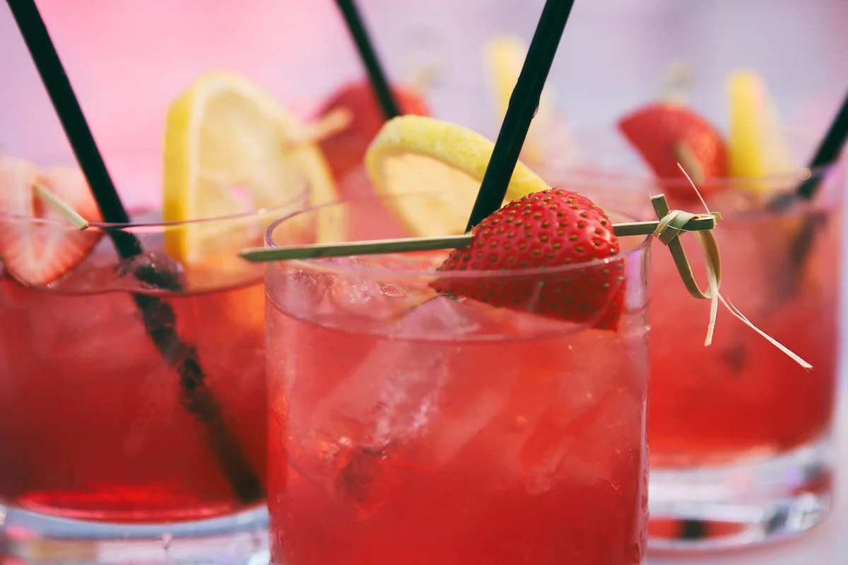 Strawberry drinks