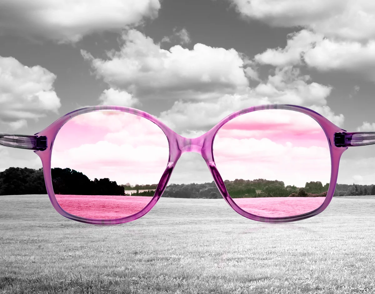 rose-tinted glasses