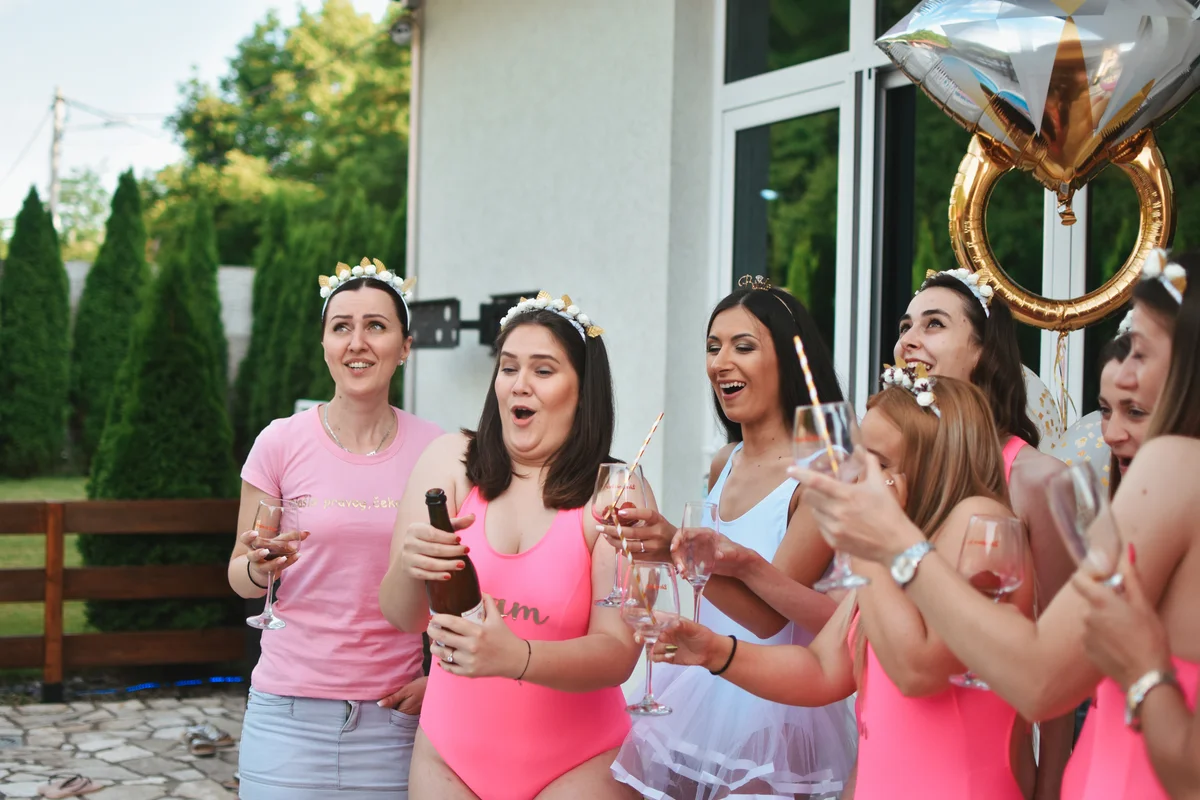 pool bachelorette party