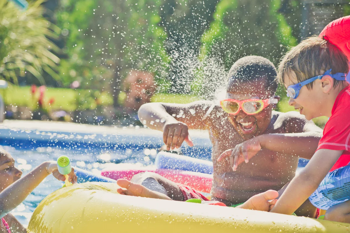 water obstacle course