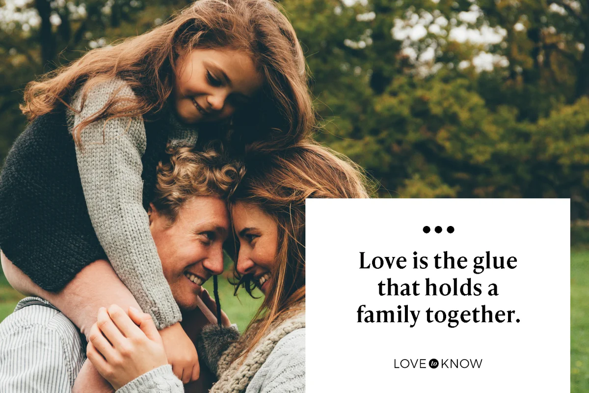 Happy family in a park
