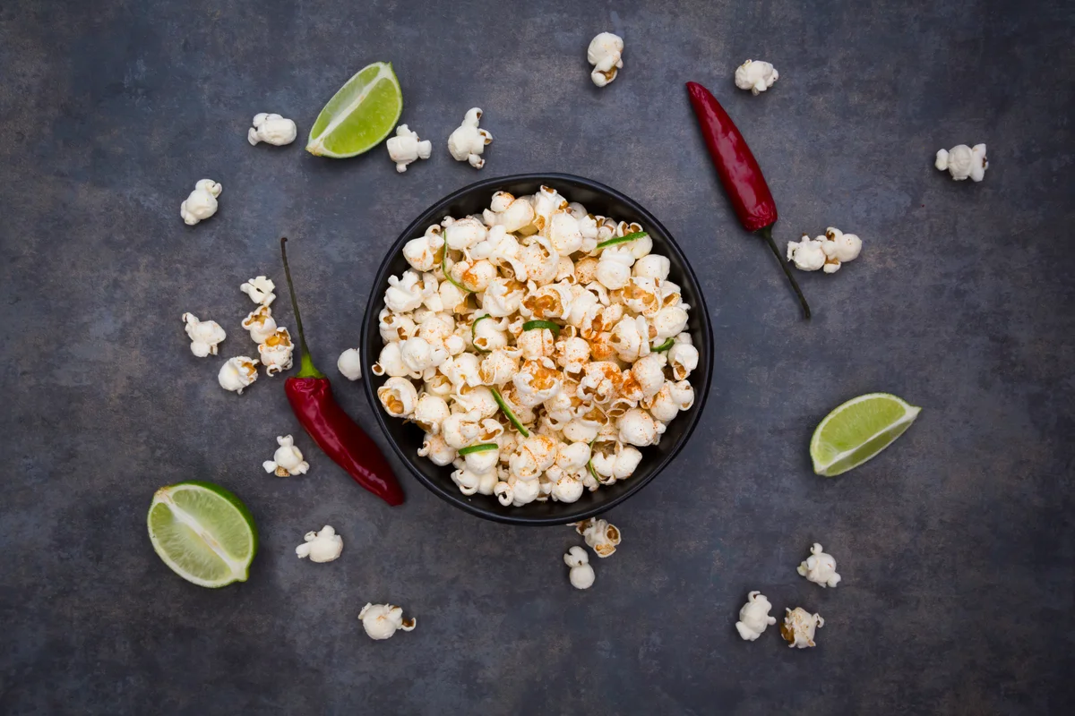 spicy popcorn