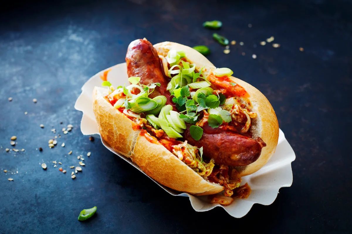 spicy hotdog