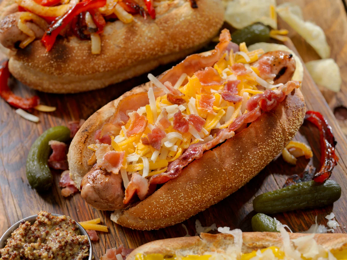 Savory hotdog