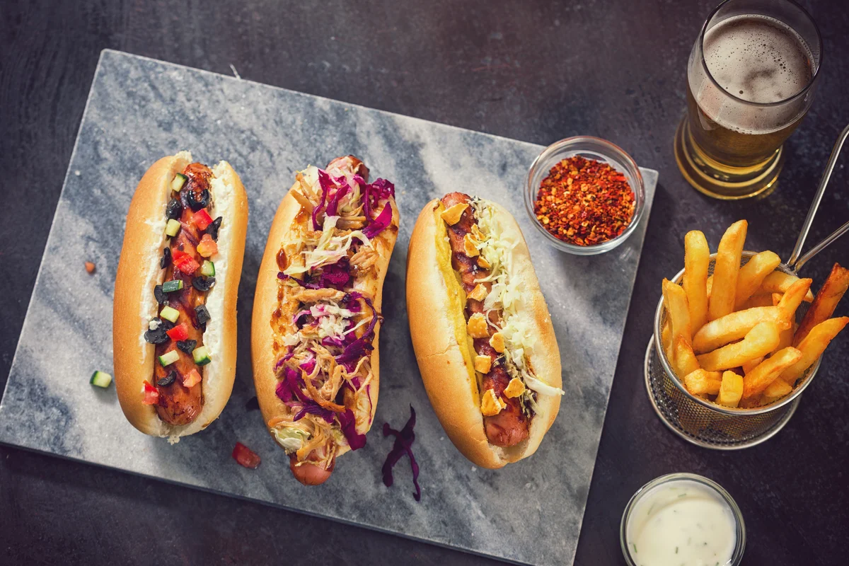 unusual gourmet hotdogs