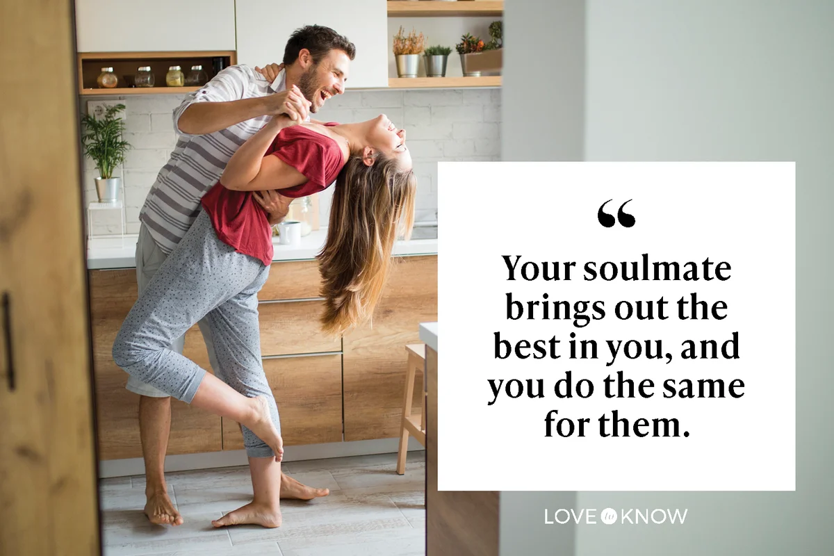 Lovers dancing in the kitchen