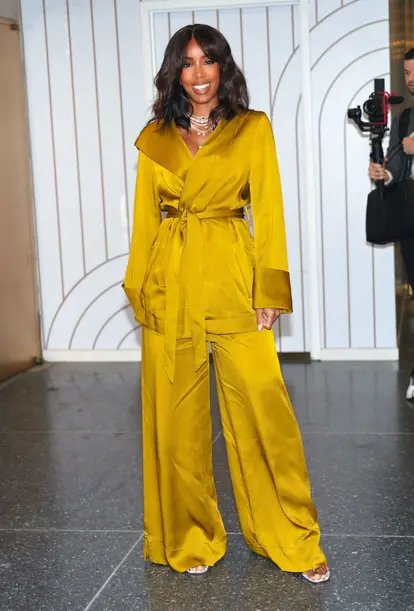 NEW YORK, NY - MAY 31: Kelly Rowland is seen arriving at the 'Today' Show on May 31, 2023 in New York City. (Photo by Jose Perez/Bauer-Griffin/GC Images)