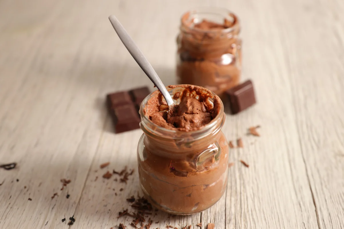 Delicious chocolate mousse