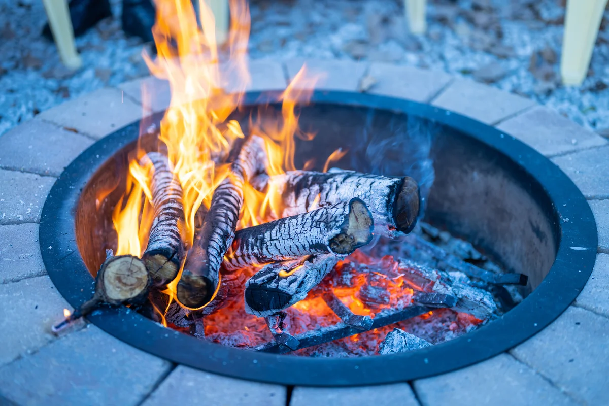backyard fire pit