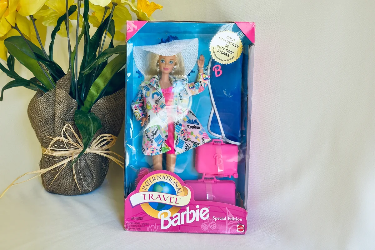Mattel 90s Barbie International Travel