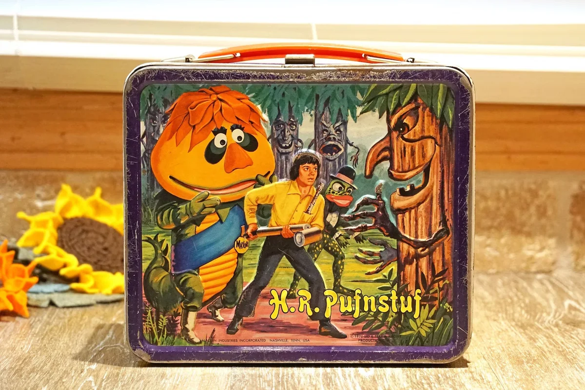 Vintage 1970 Aladdin H R Pufnstuf Metal Lunch Box