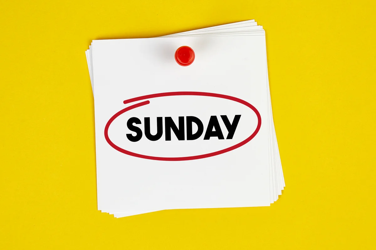 sunday calendar