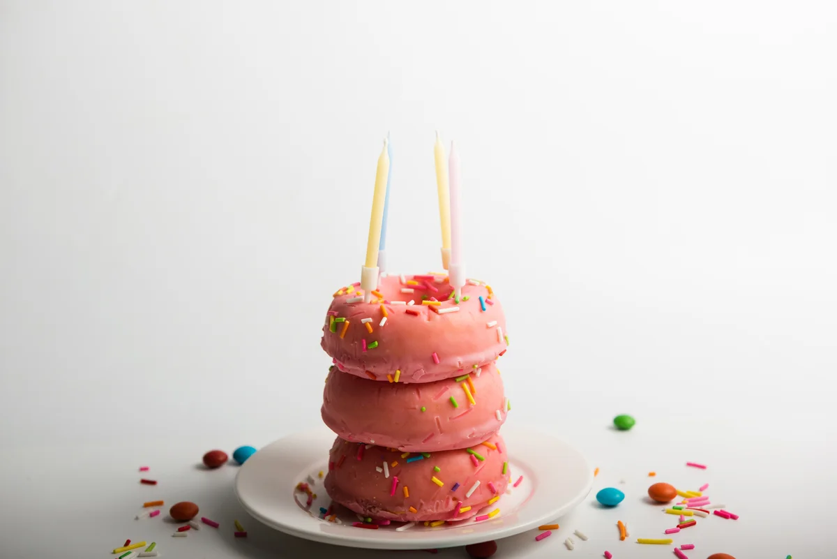 birthday donut