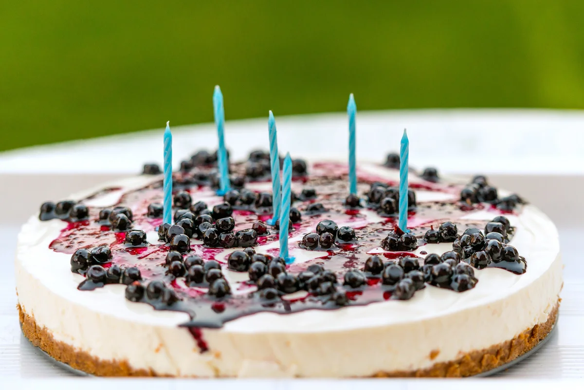 birthday cheesecake