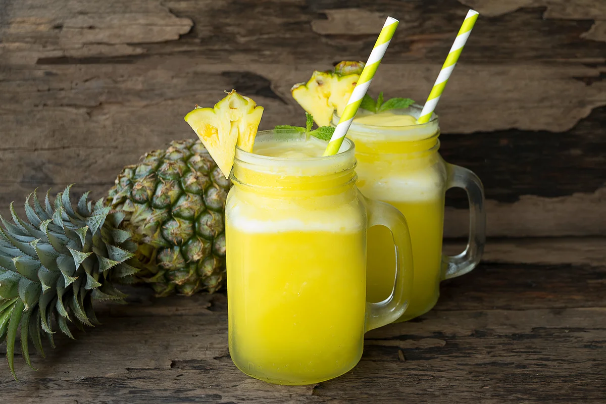 Pineapple smoothies drink