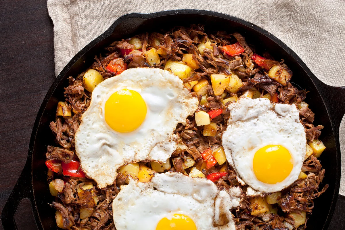 Beef brisket hash