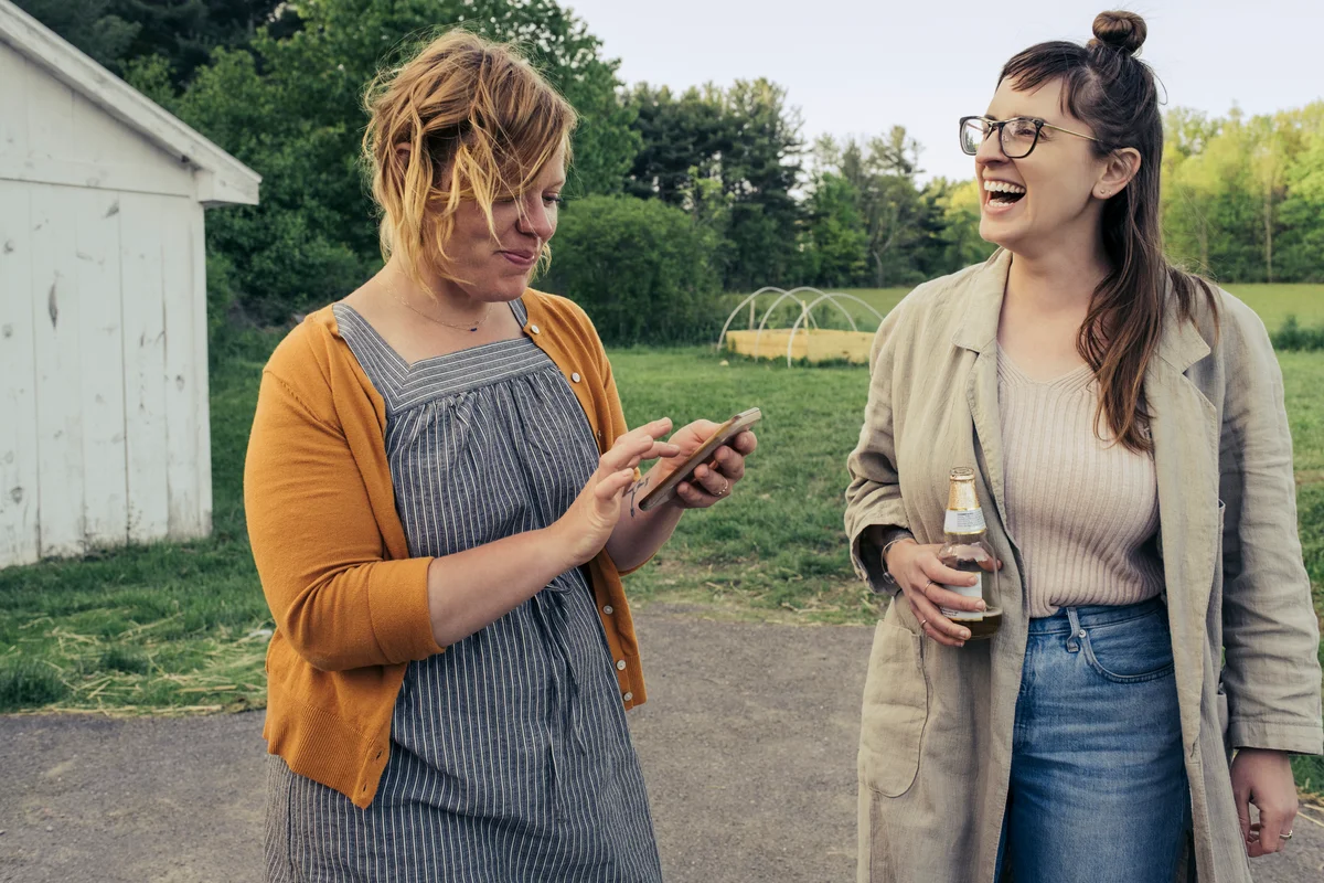 women talking