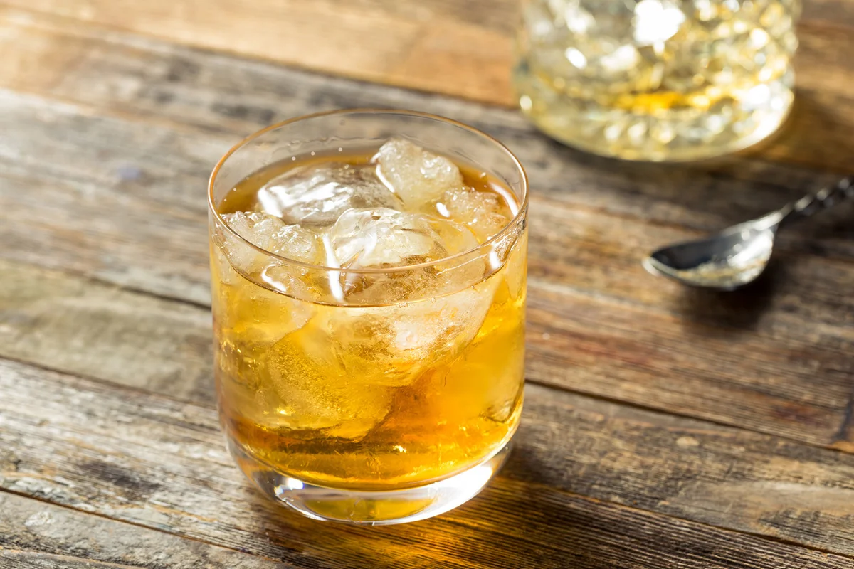 Refreshing Boozy Scotch Godfather Cocktail