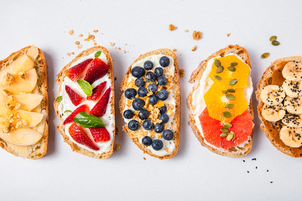 fancy toast with a poached egg