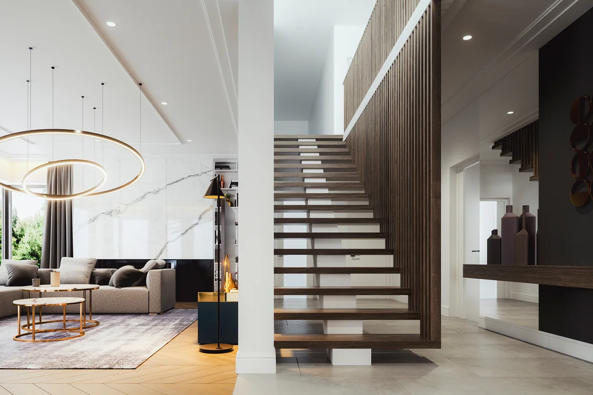 Modern luxury home interior
