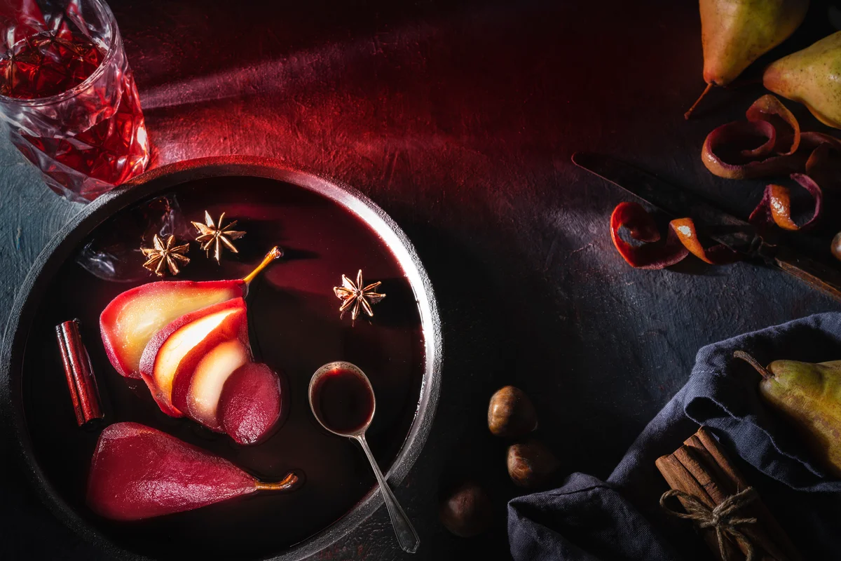 wine syrup being made