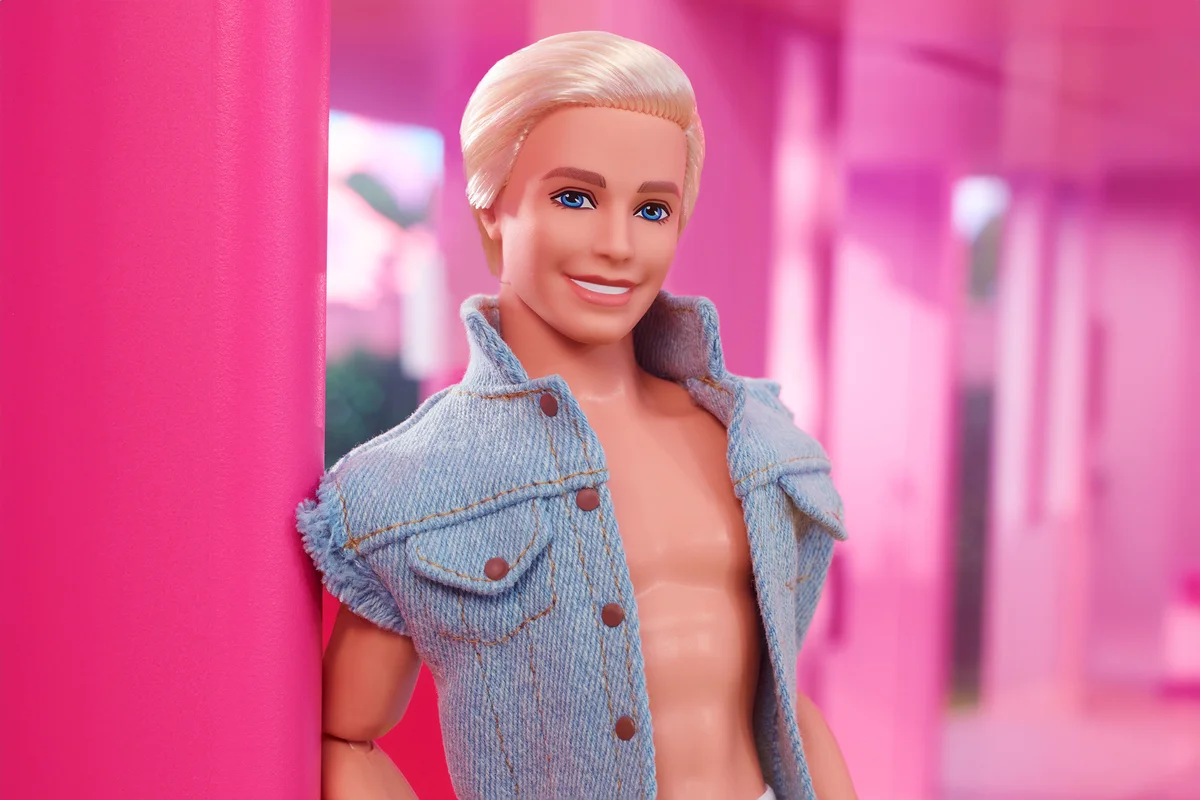 2023 Barbie The Movie Ken Doll Denim Matching Set