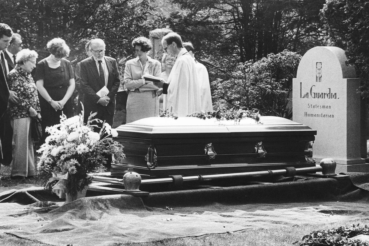 Marie La Guardia is buried at Woodlawn Cemetery -  Getty Editorial