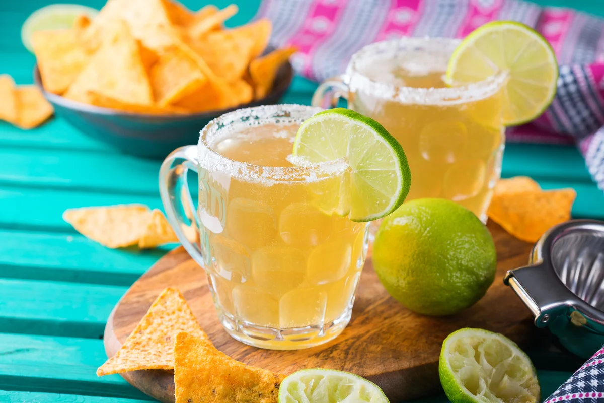chelada with a salt rim