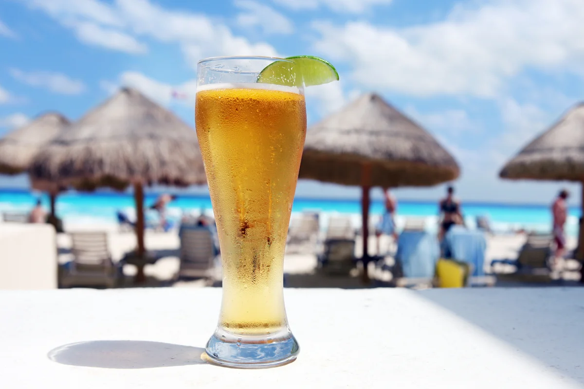beer at the beach