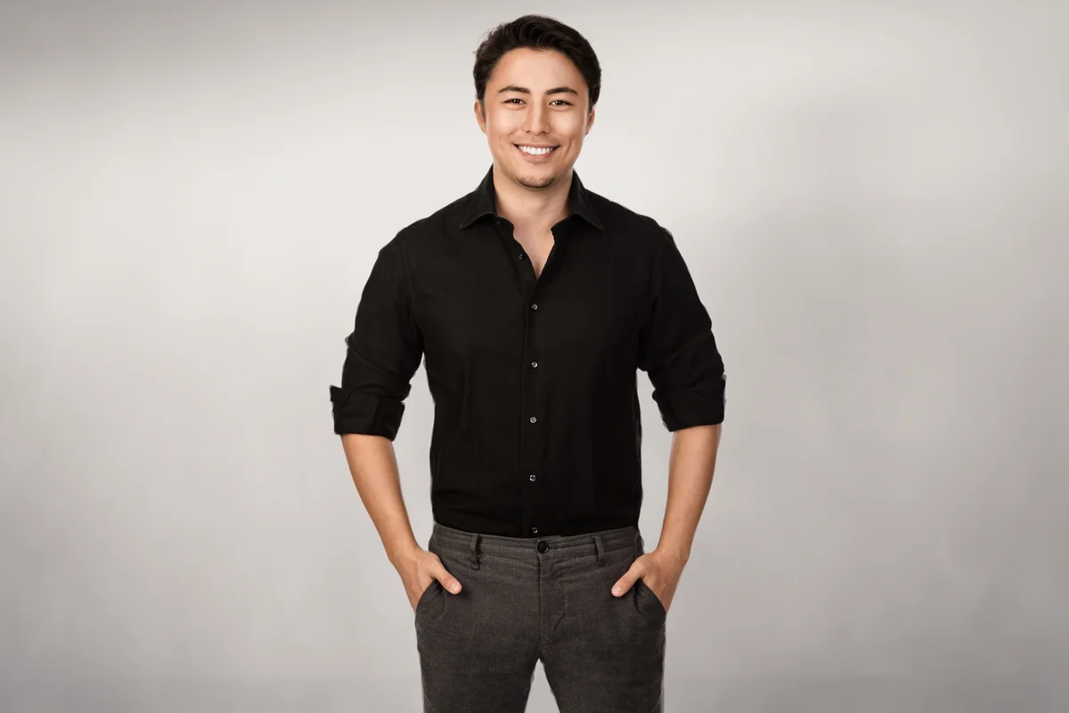 Attractive man portrait