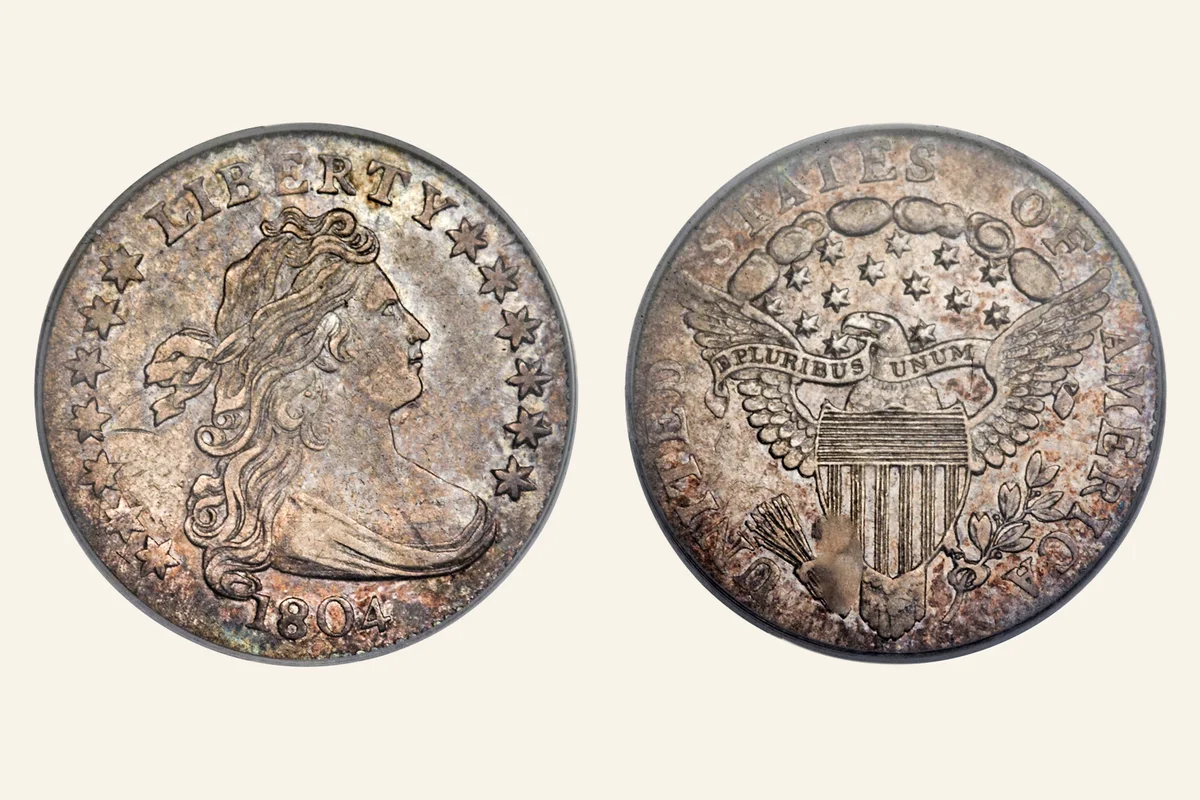 1804 10C 14 Stars Reverse