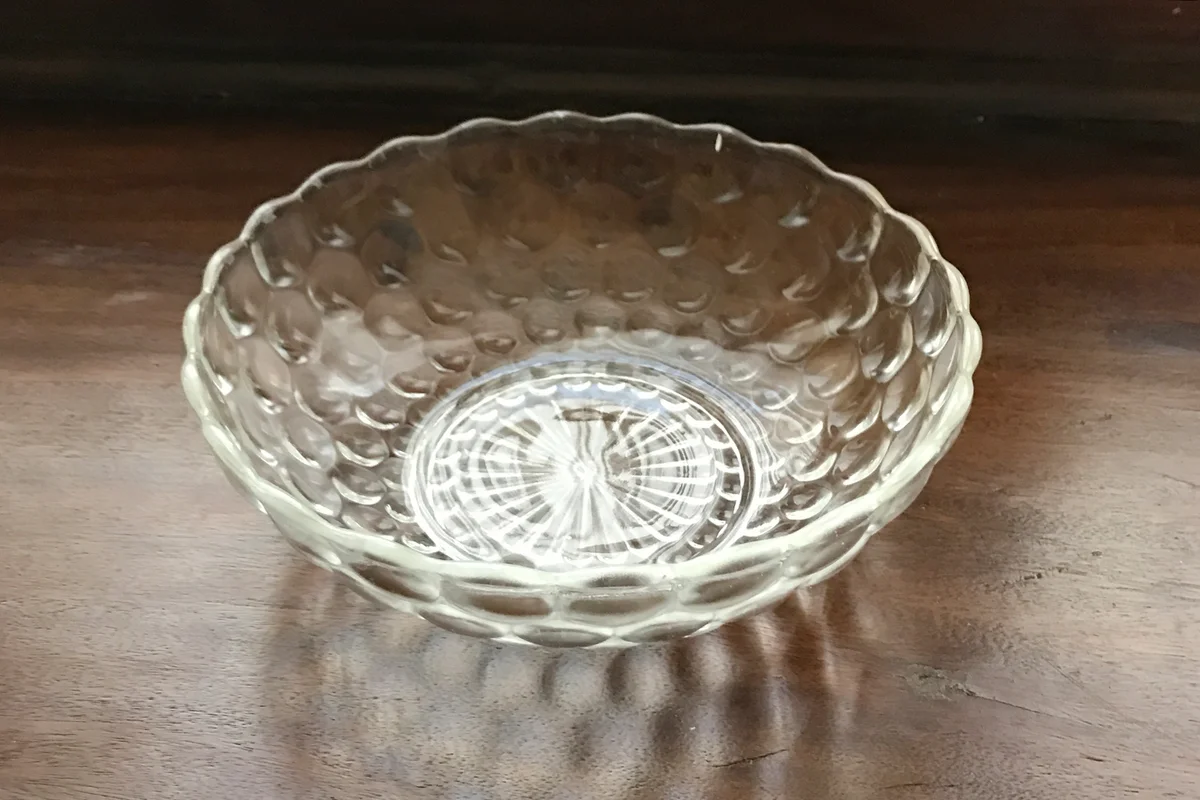 Pressed glass antique bowl.