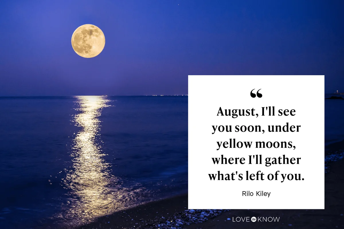 Famous Quotes About August
