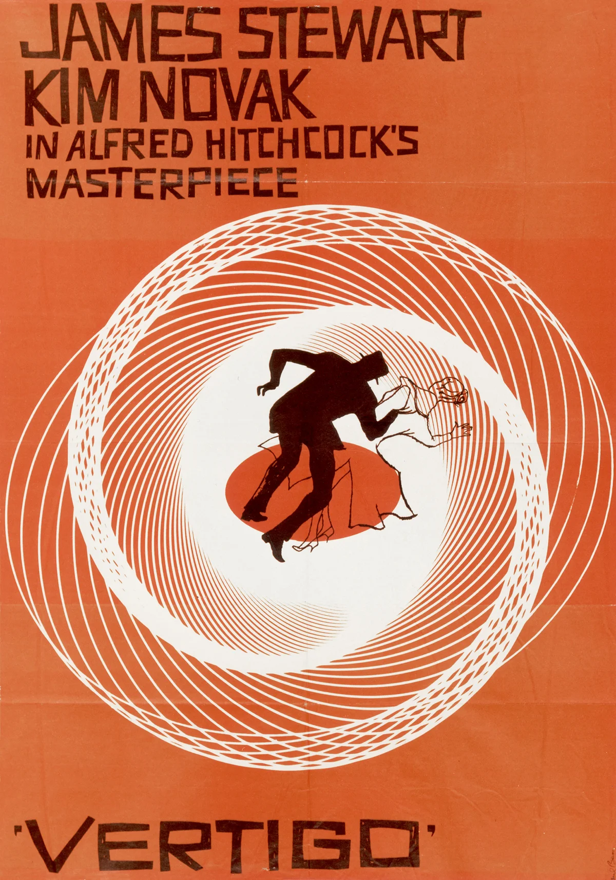 A poster for the movie 'Vertigo', directed by Alfred Hitchcock - Getty Editorial