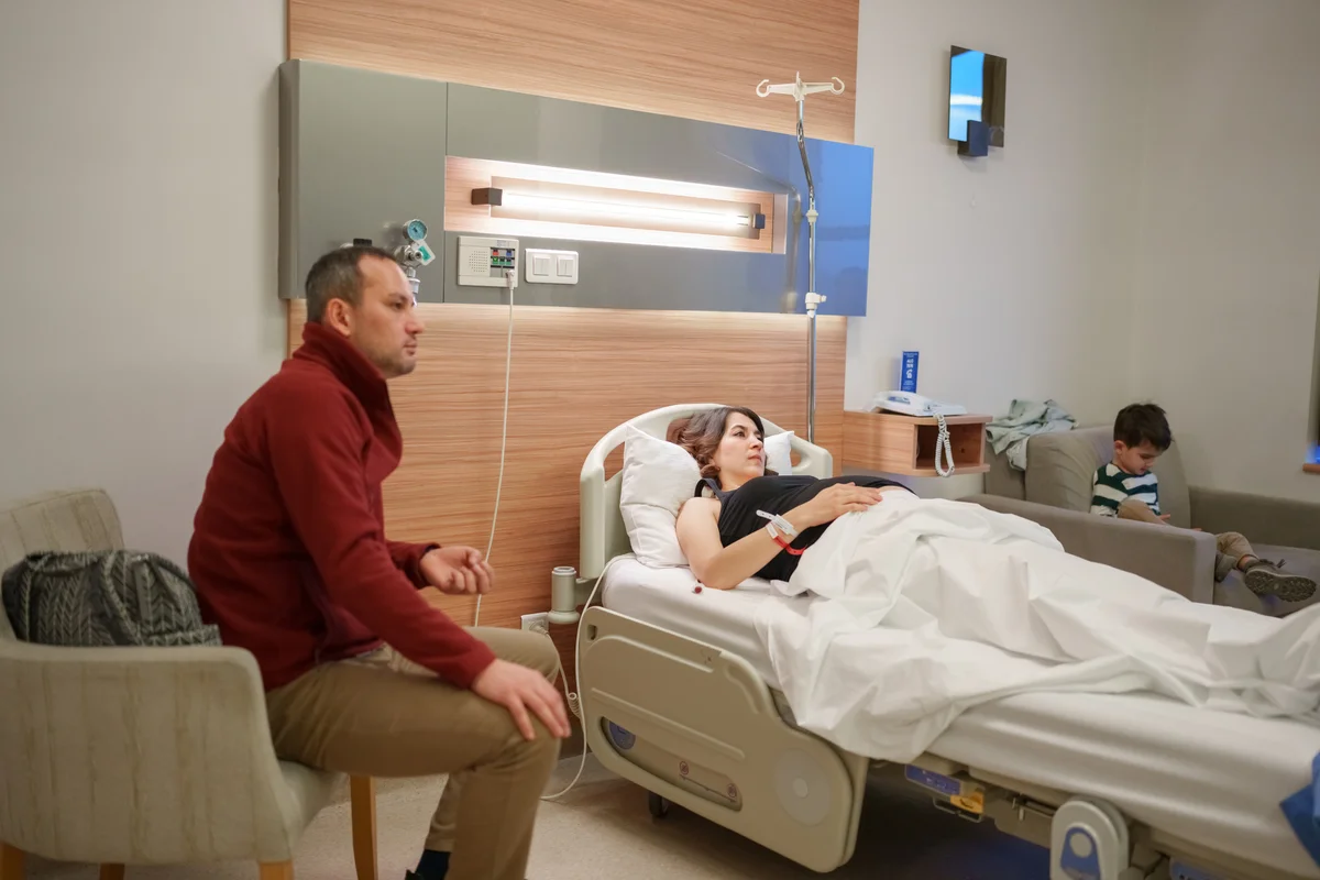 woman waiting for doctor