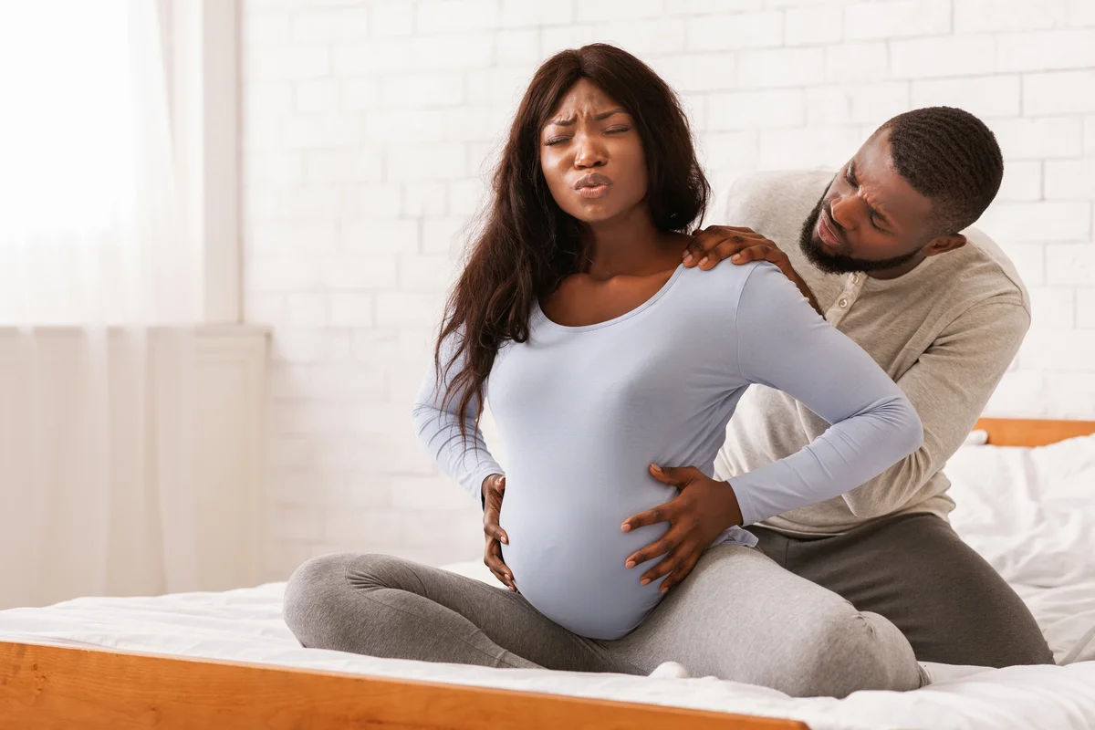 woman in labor