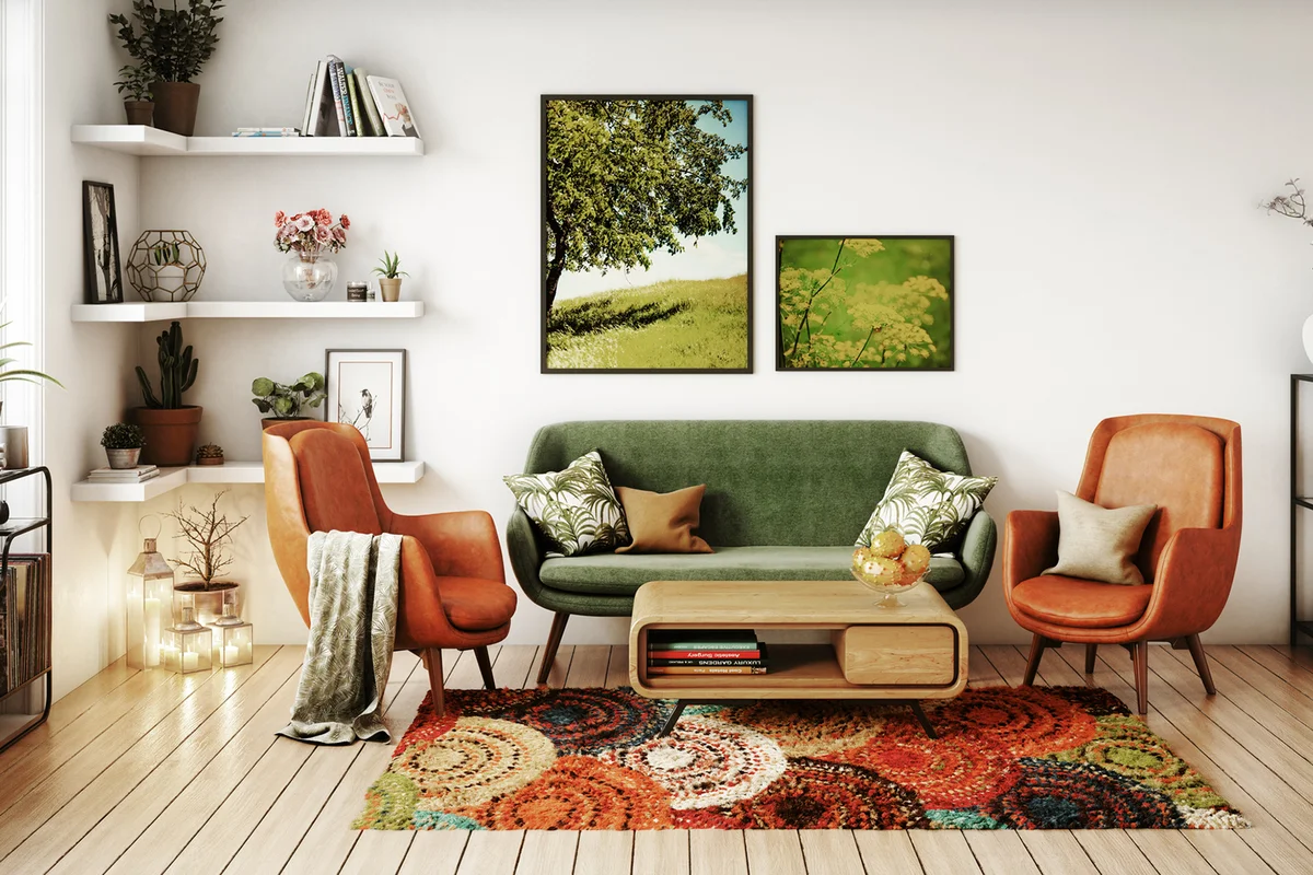 70s Style Living Room