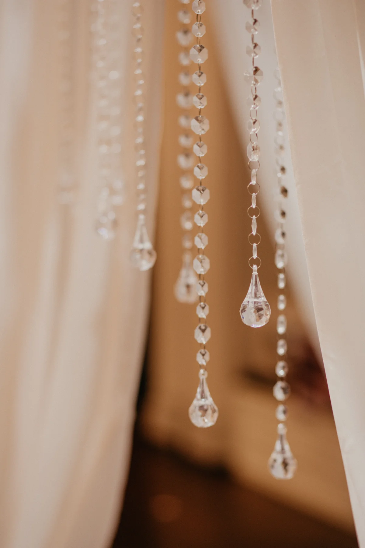 Charming crystal boho beads used for decoration