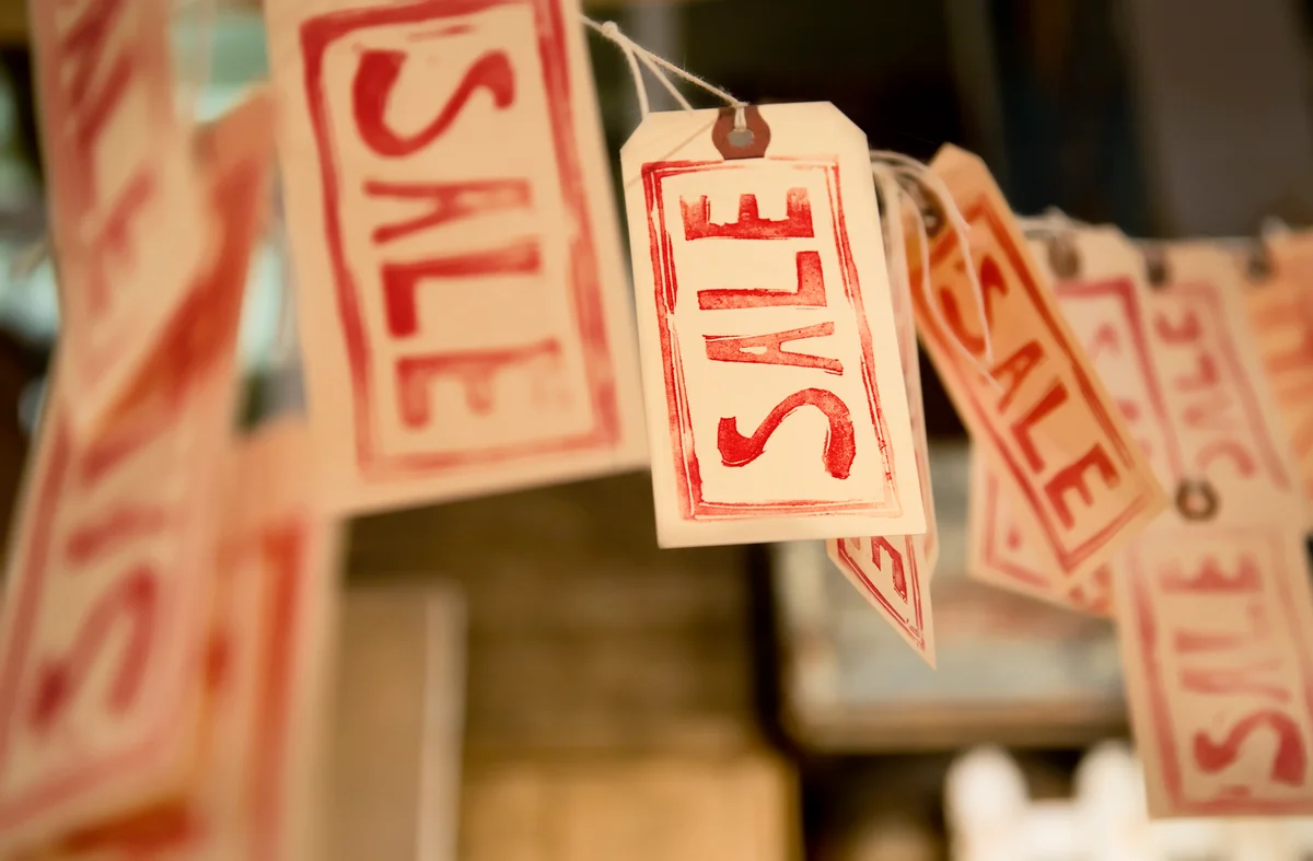 sale tags