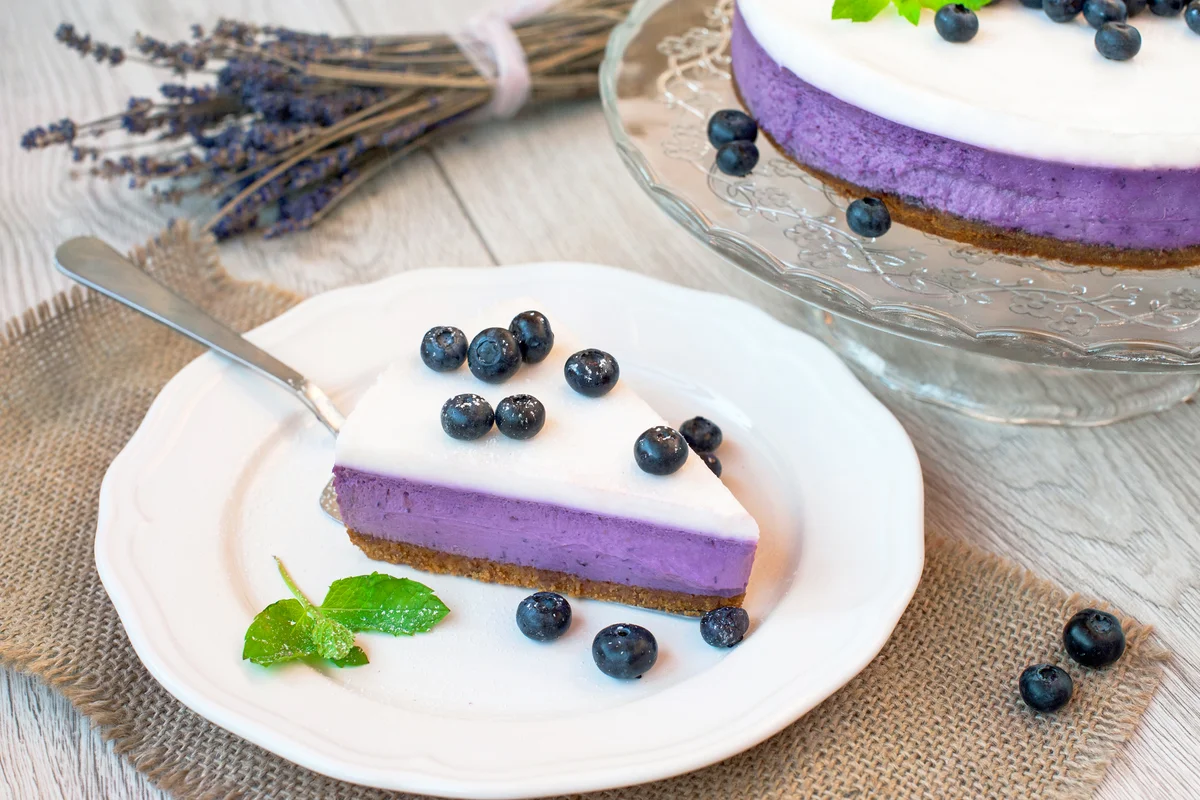 Blueberry cheesecake