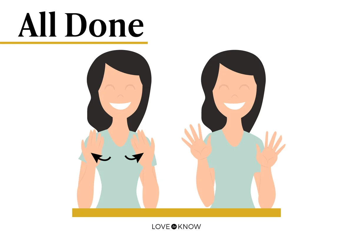 Baby Sign Language - All Done