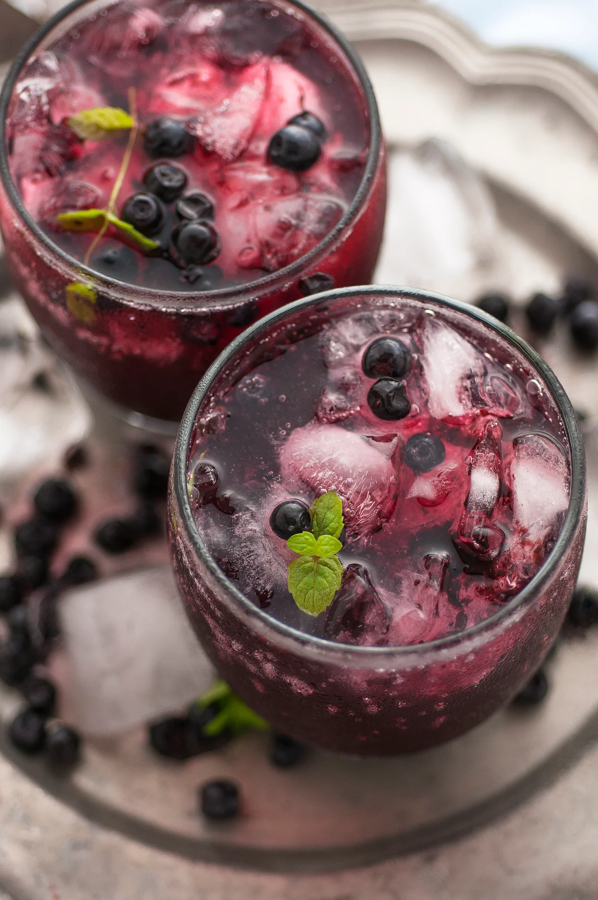 summer blues mocktail
