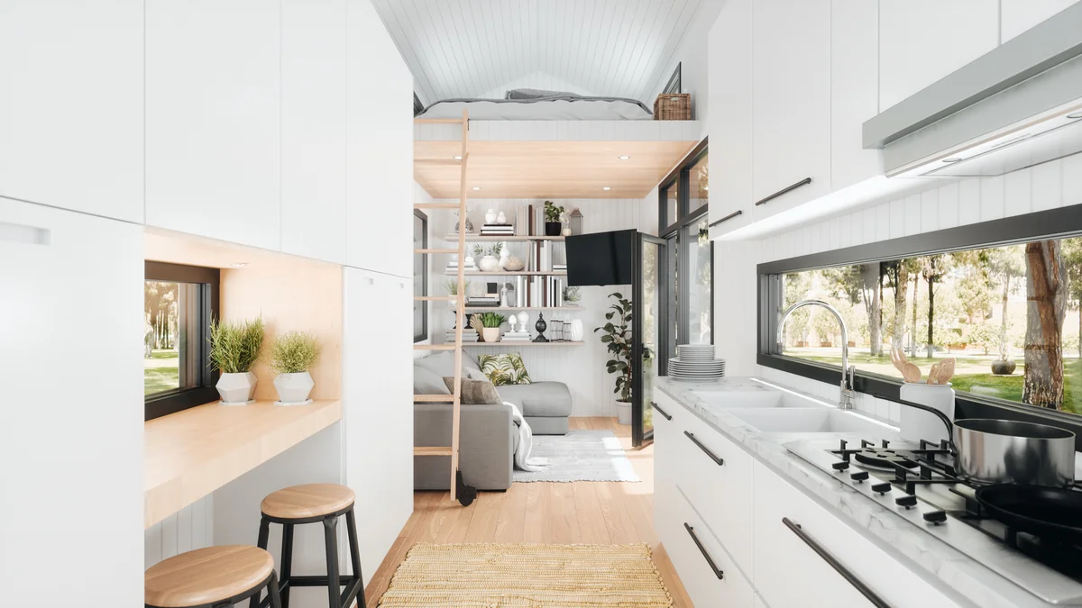 farmhouse decorated camper