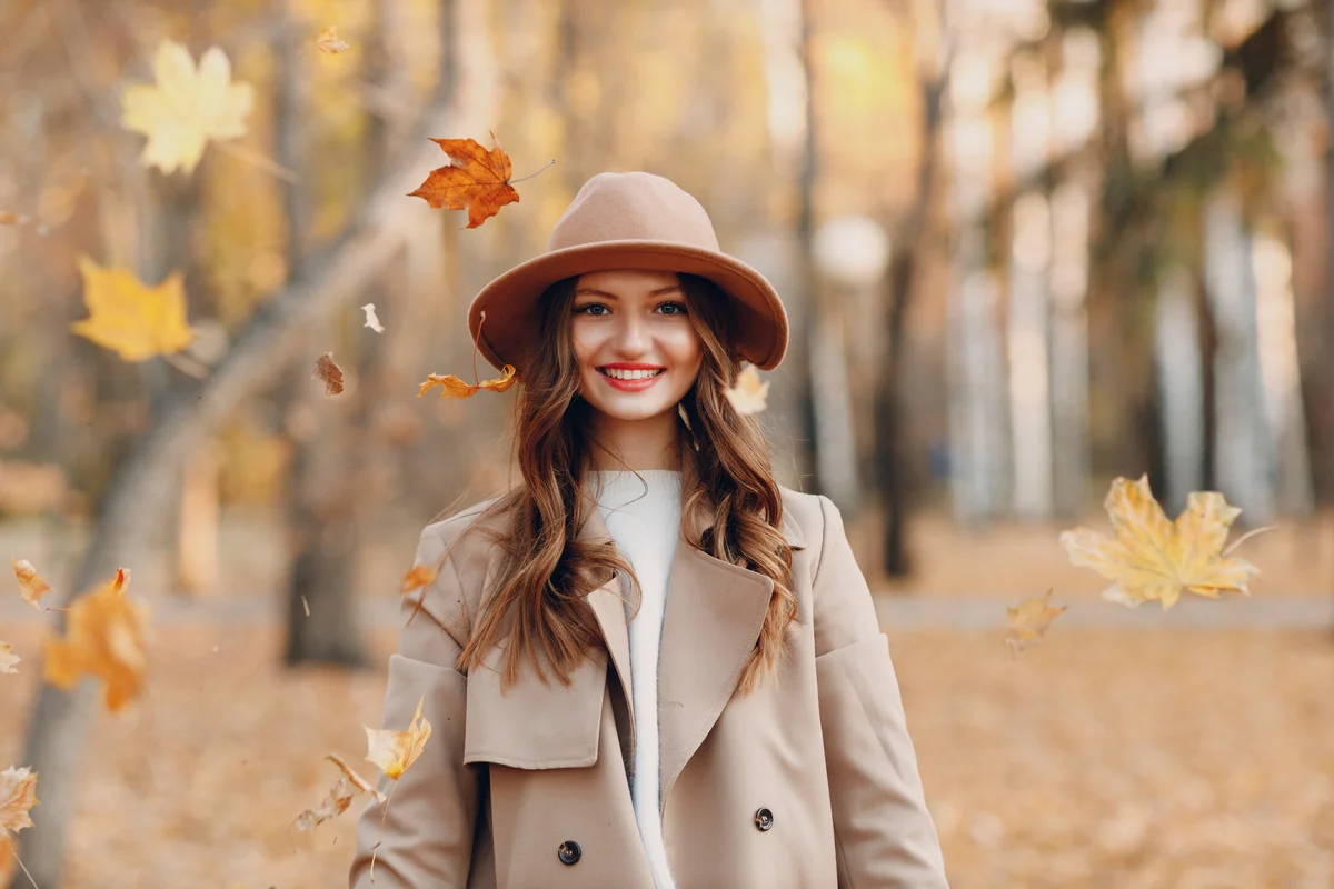 woman in fall outfit
