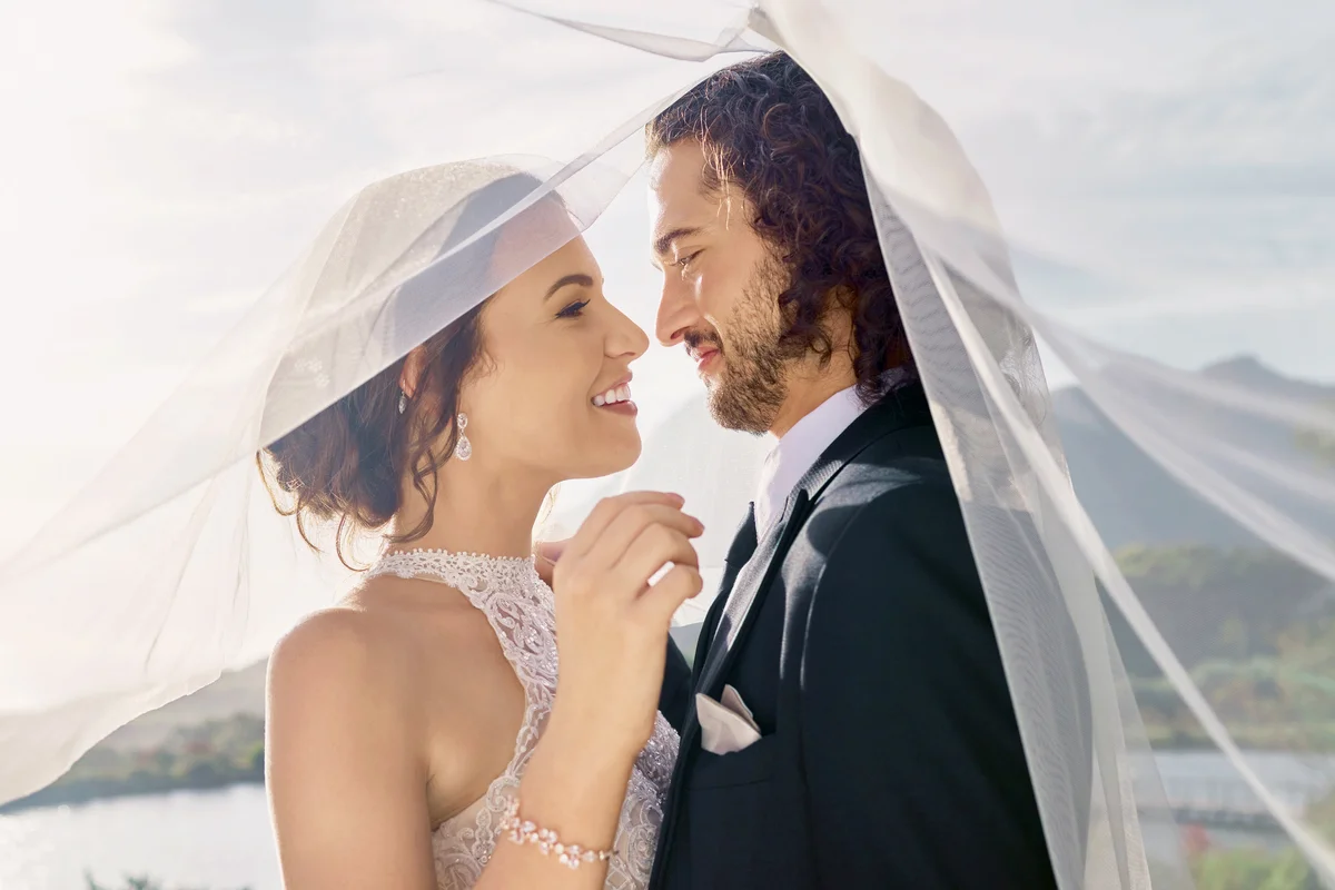 Couple getting married